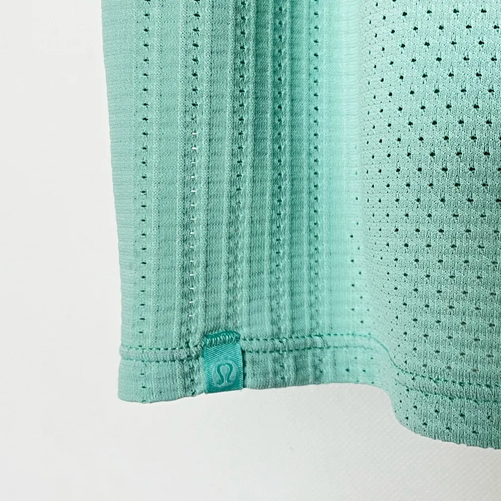Lululemon Train To Be Tank Top Size 6 Wild Mint Green Relaxed Fit Waist Length - Image 8