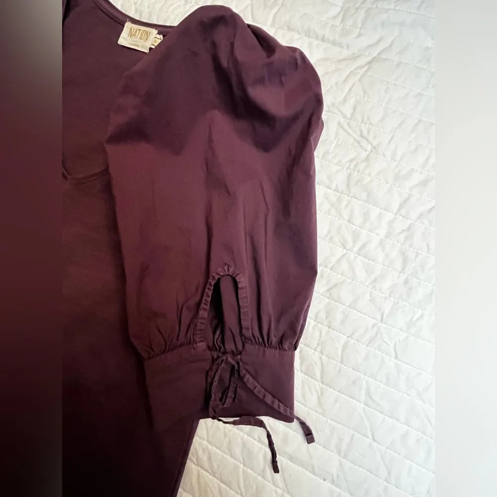 Nation LTD Mirrim prima cotton puff sleeve dress nwot - Image 9