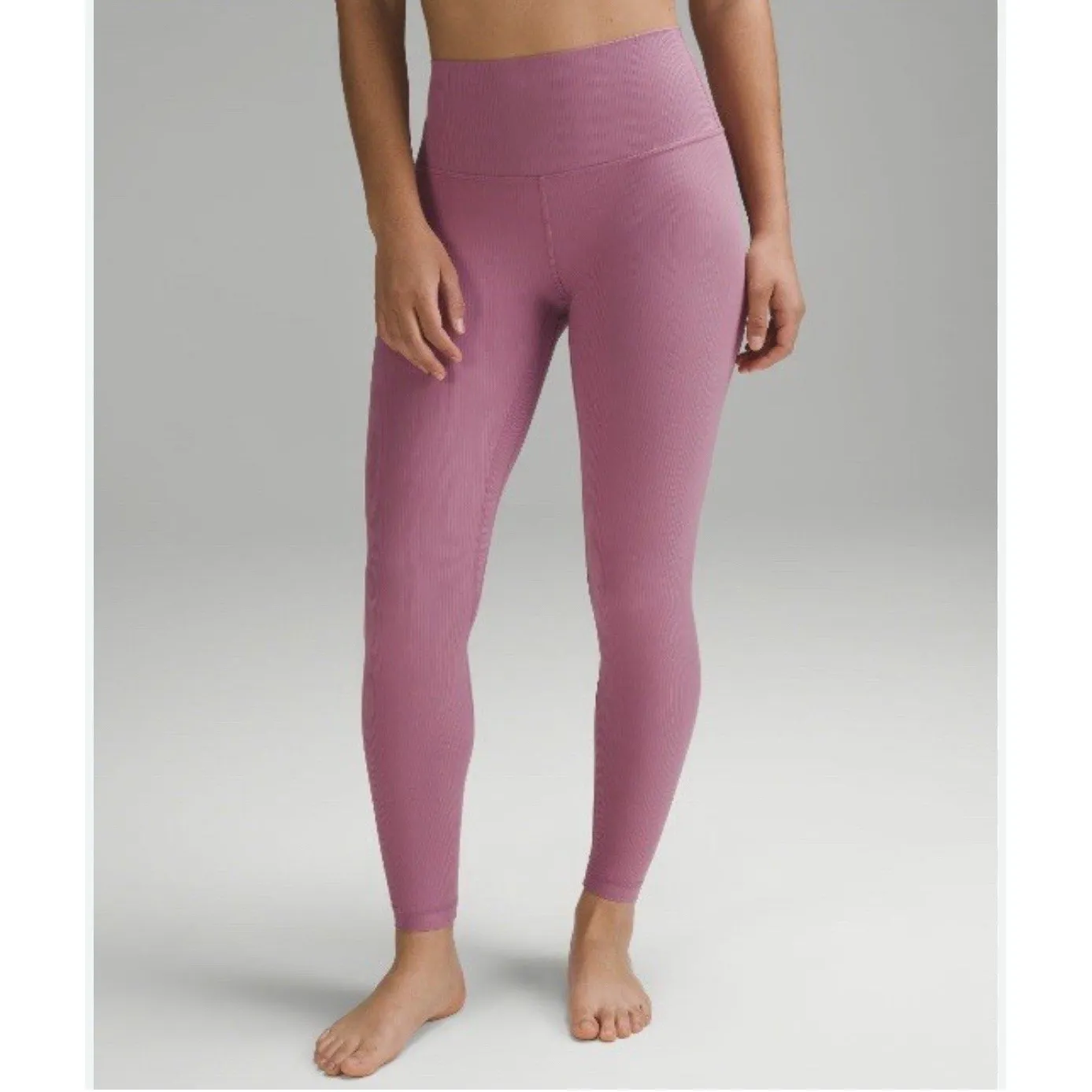 Lululemon Align Ribbed High Rise HR Pant 28" Velvet Dust size 2 Sold Out - Image 3