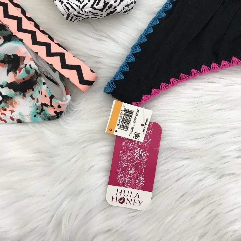Hula Honey Bikini Bottom 3 Wholesale  Small (Set M) - Image 5