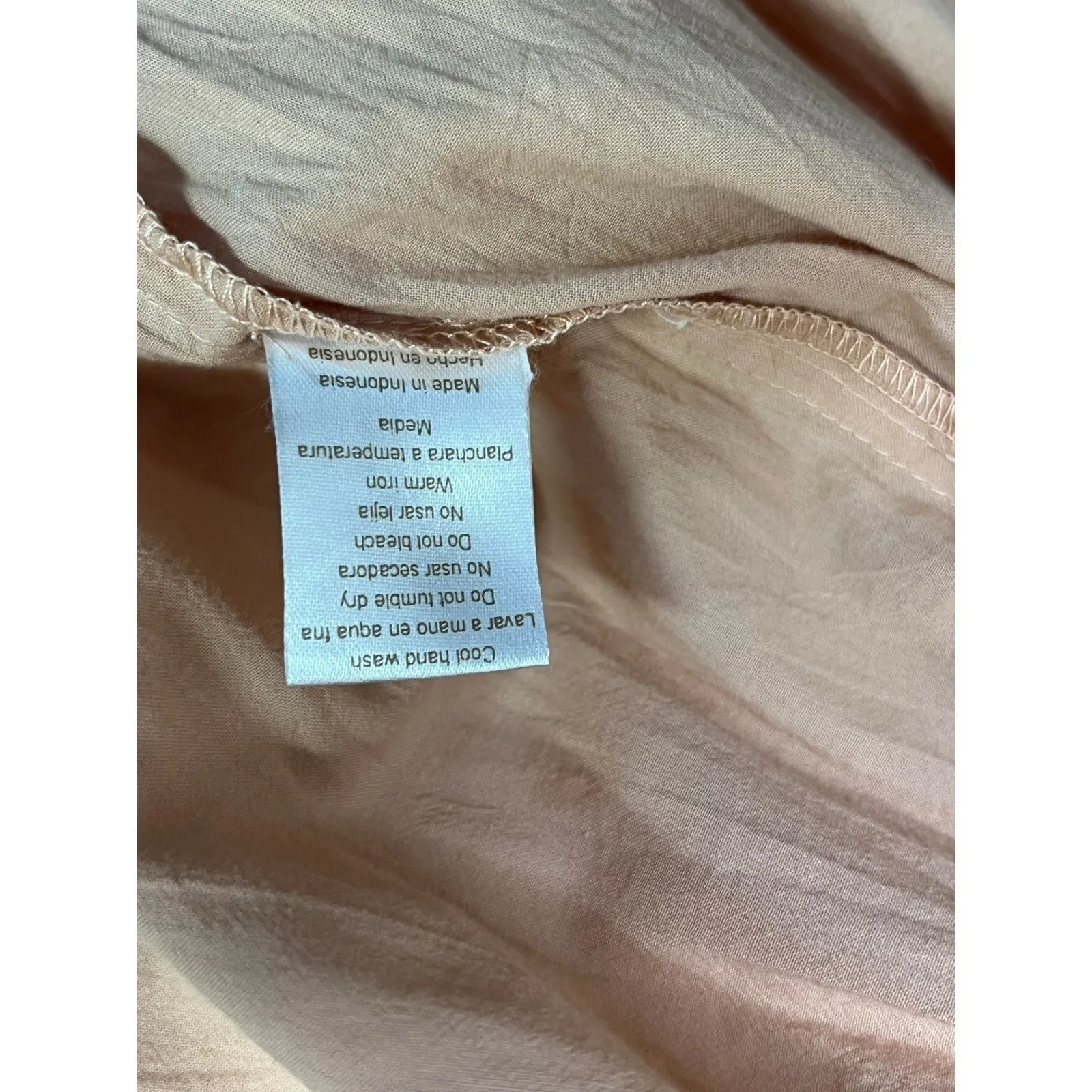 Pampelone Maxi Sun Dress Womens Small Tan Boho Sundress Beach Resort Vacation Brown - Image 8