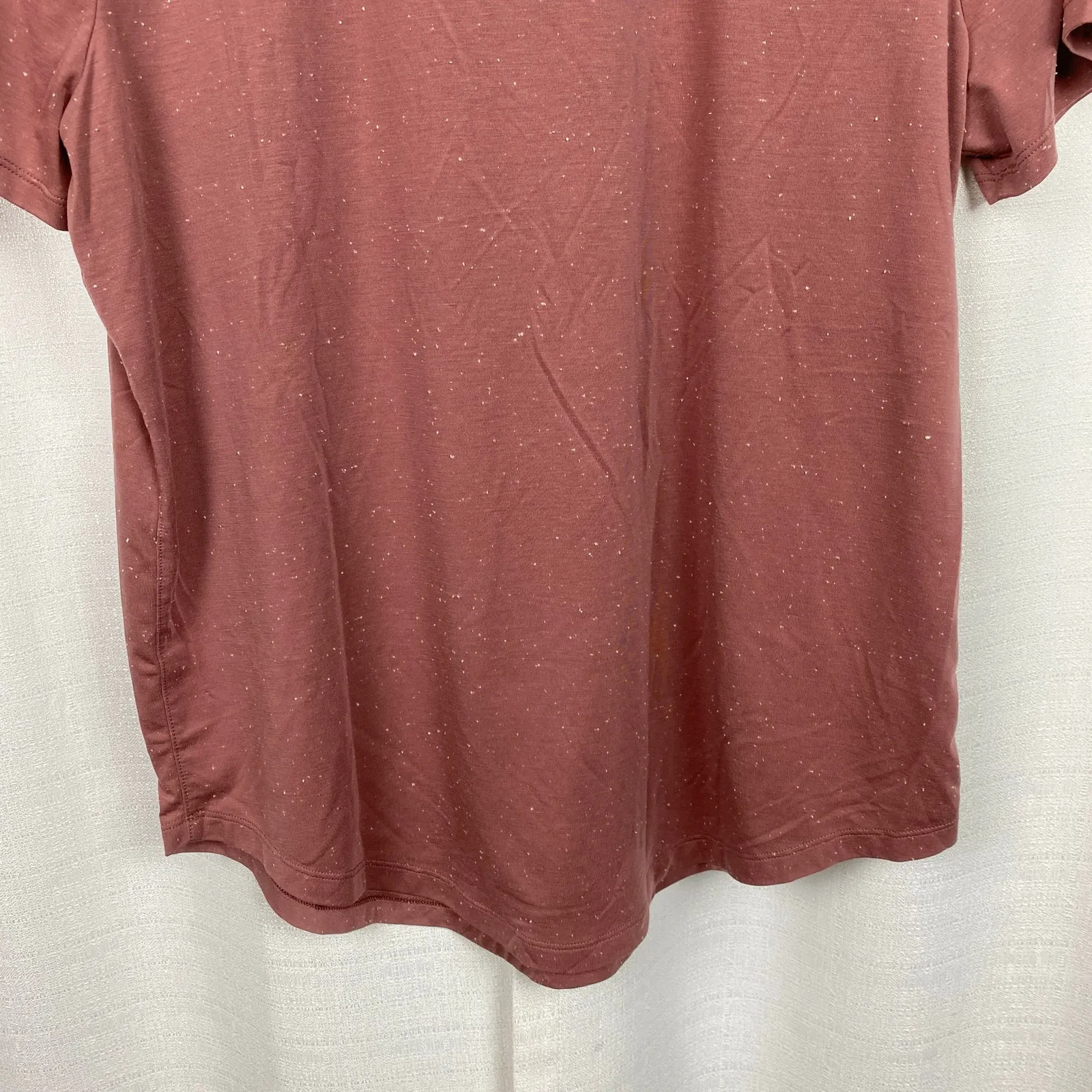 Lululemon Pink Speckled Love Short Sleeve T-Shirt Sz.8 - Image 12