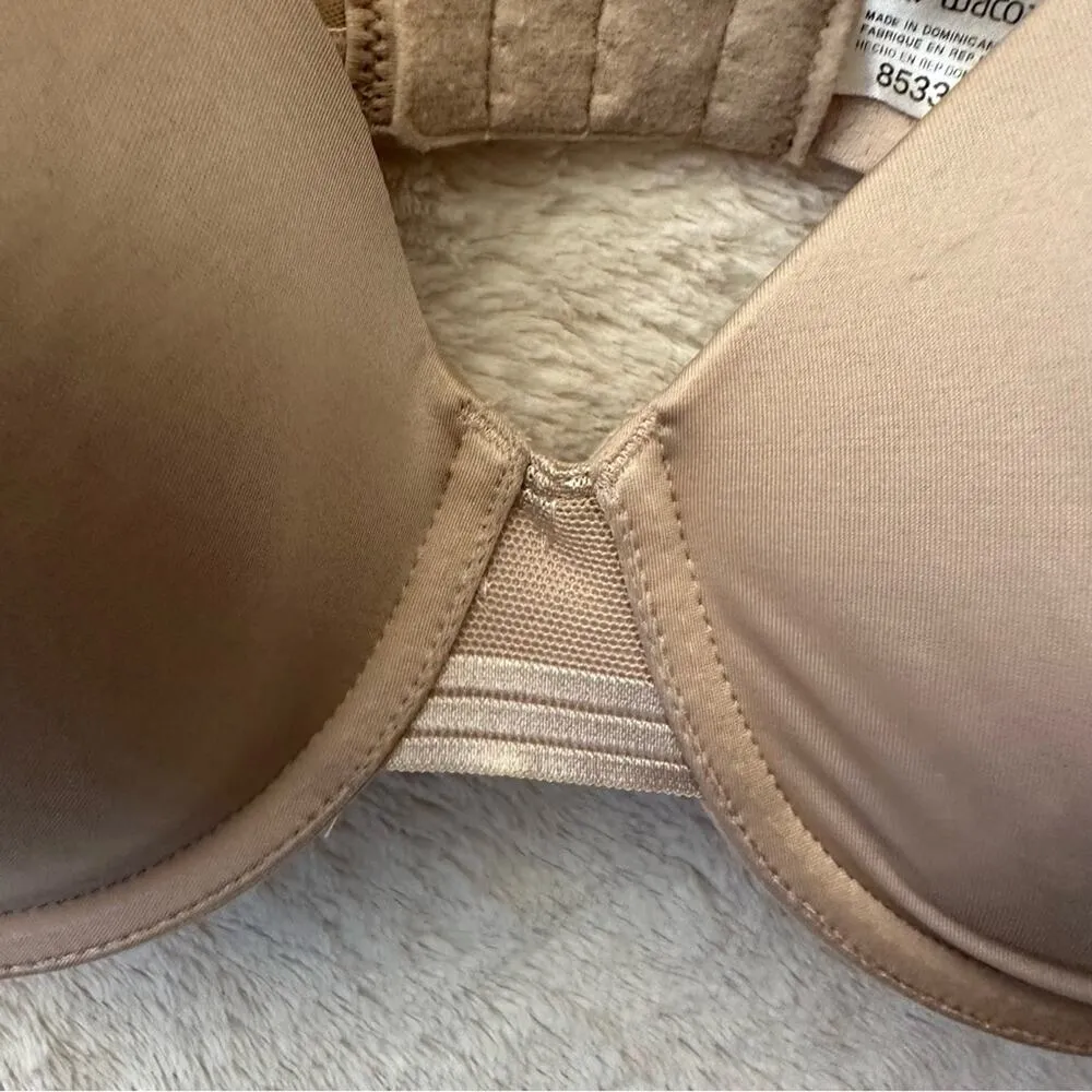 Wacoal Underwire T-Shirt Bra sz 32DD Beige Smooth Bra Wacoal 853340 - Image 9