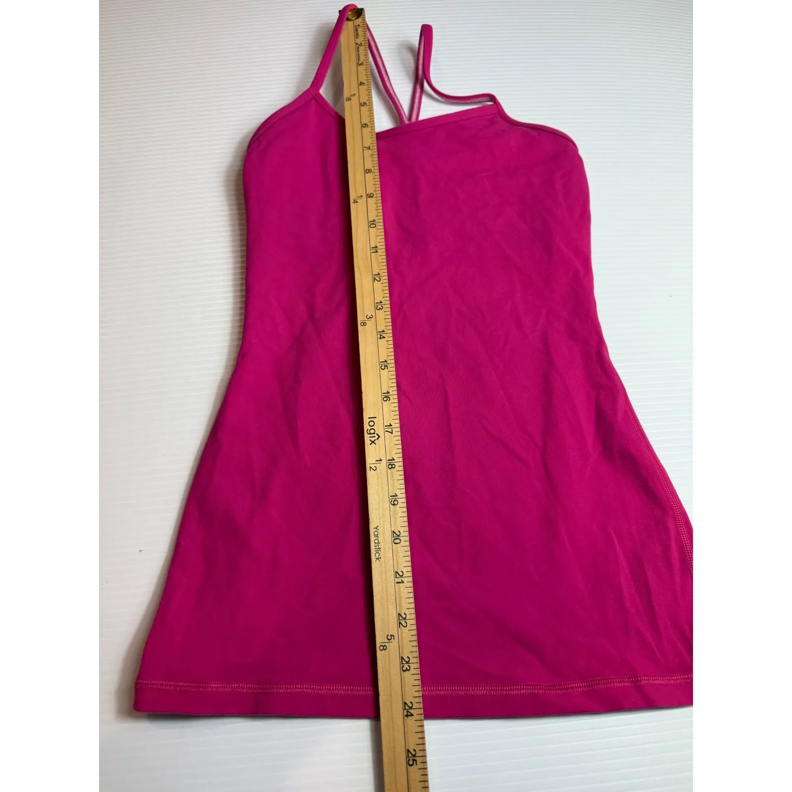 Lululemon Cool Racerback Tank Top Raspberry Pink‎ Athletic Yoga Workout - Image 7