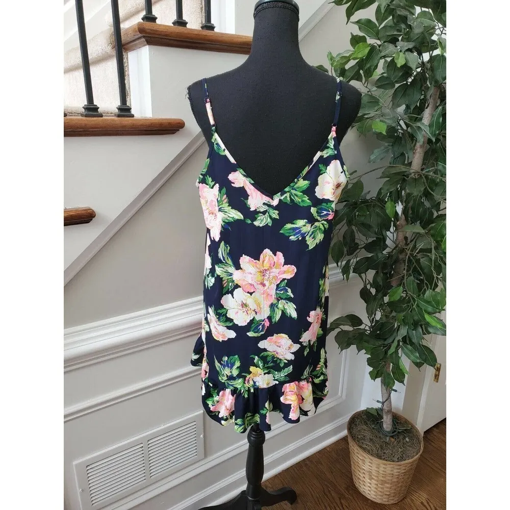 Soprano Women Blue Floral 100% Polyester Size L - Image 7