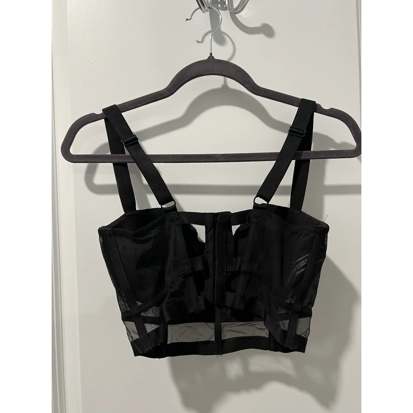 Victoria's Secret Very Sexy Lined Balconet Black‎ 34D Bra - Image 2