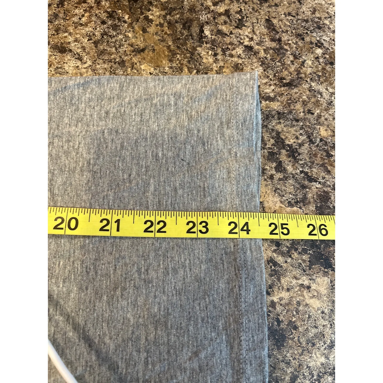 Lacoste  Gray Round Neck Cap Sleeve Tee Size 36 US‎ SIZE SMALL - Image 4