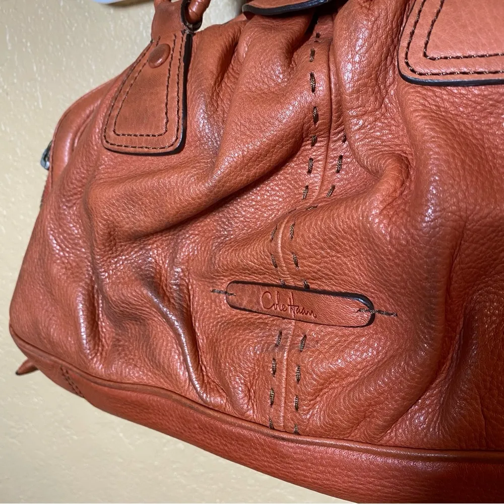 Cole Haan Village Triple Zip Satchel Handbag - Image 6