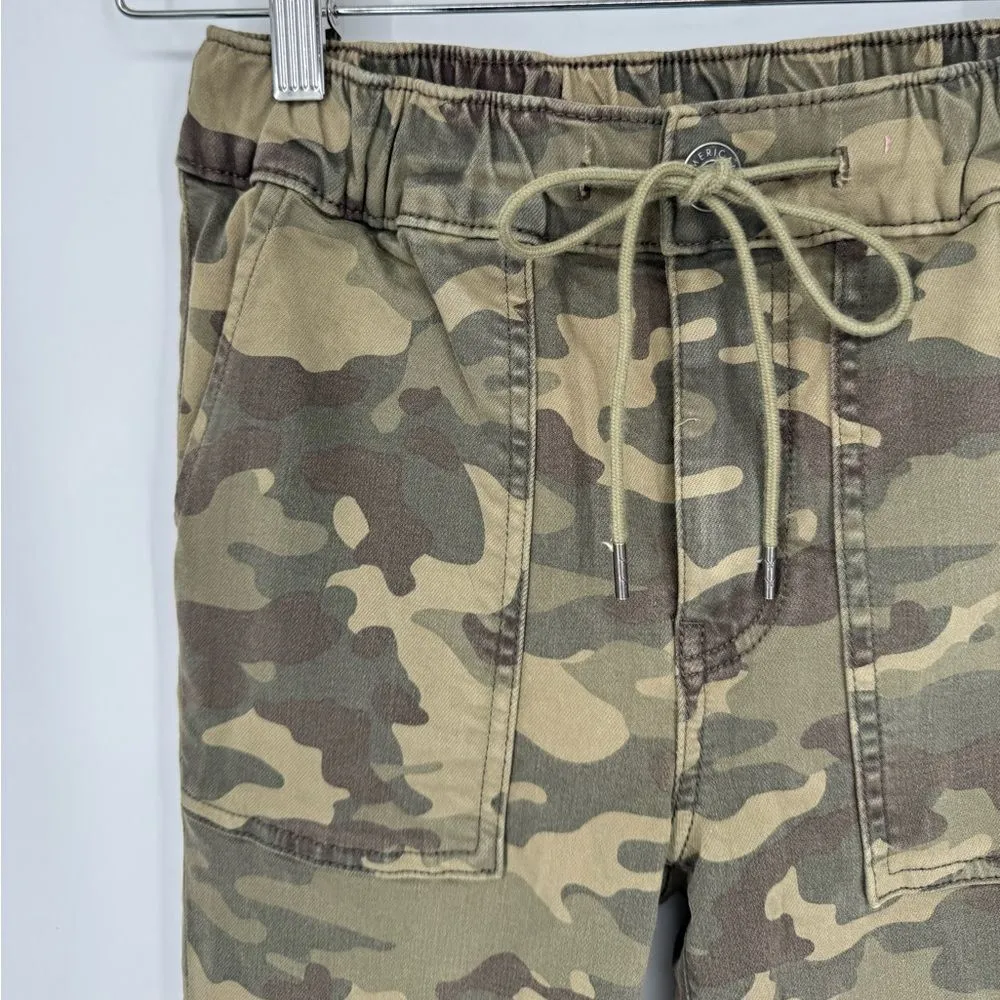 American Eagle Next Level Stretch Jegging Jogger Pants Size 0 Camo Print Stretch - Image 4