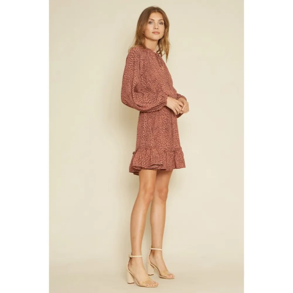 SPOTTED IN A CROWD RUFFLE DRESS - Image 3