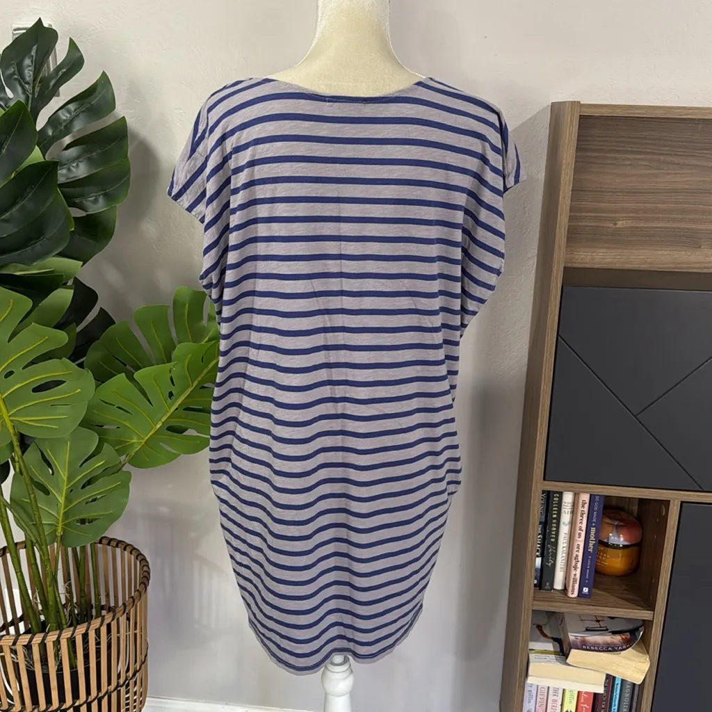 Sundry striped tunic top mini dress with pockets - Image 3