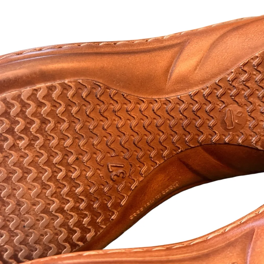 Rieker Black Leather Comfort Slide Sandals Orthotic Slip On EU 37 US 6.5 - Image 9