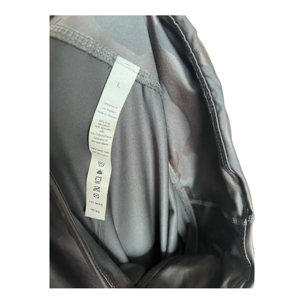 Rae Mode Camo Print Women's Leggings Size L Gray Size L - Image 3