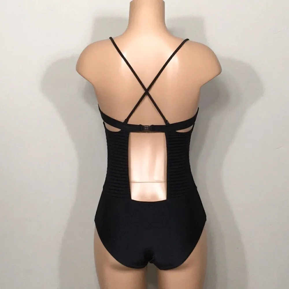 Insight Bondage Bustier swimsuit. NWT Black Size 6 - Image 4
