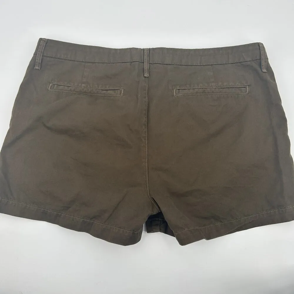 NWT Joie Traveller Shorts 100% Cotton in Fatigue Size 30 Olive Green - Image 7