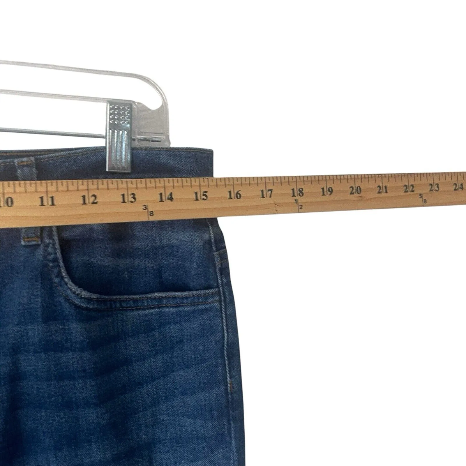 J Brand Size 30‎ Dark Wash High Rise Baggy Wide Leg Crop Jeans - Image 9