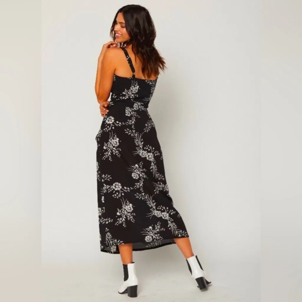 NWT missing button Flynn Skye Lindsey cut out midi dress sz XS - Image 2