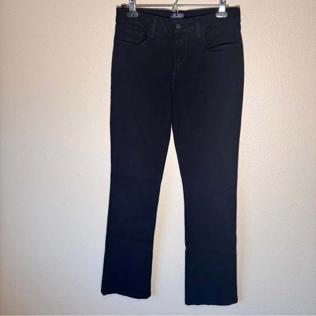 NYDJ Black Bootcut Denim Jeans Womens 8 Casual Fall Classic Preppy High Rise - Image 10