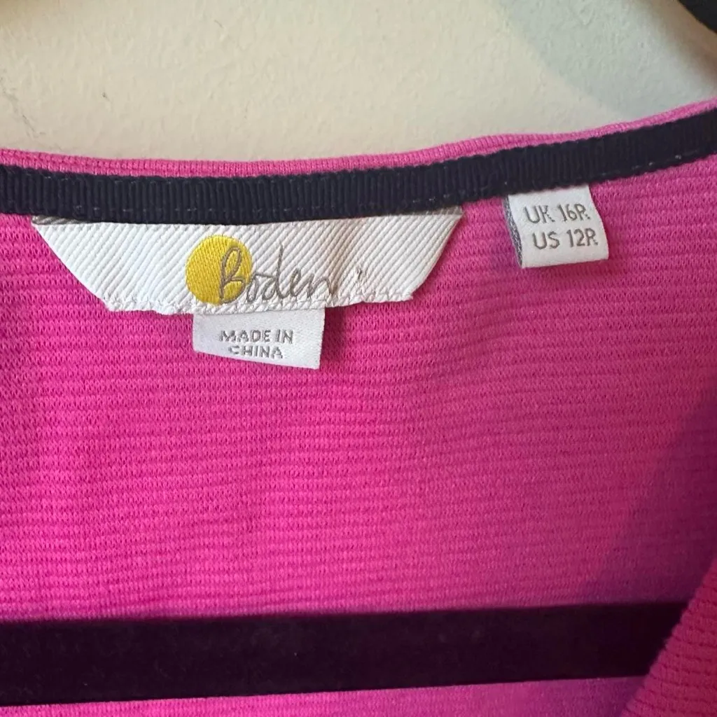 Boden Dress 12R Pink Bronte Ottoman V - Image 2