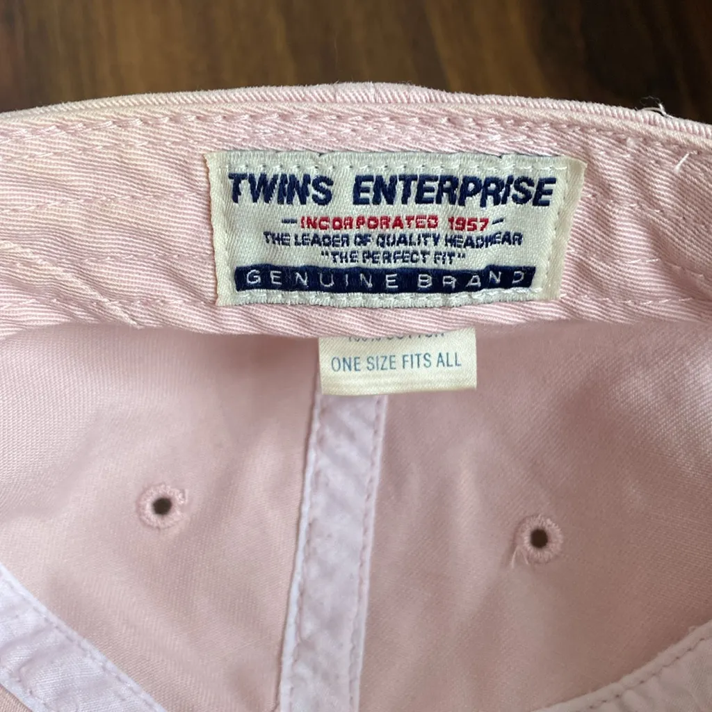 Y2K Maryland Terrapins University of Maryland Pink and Silver Baseball Hat - Image 6