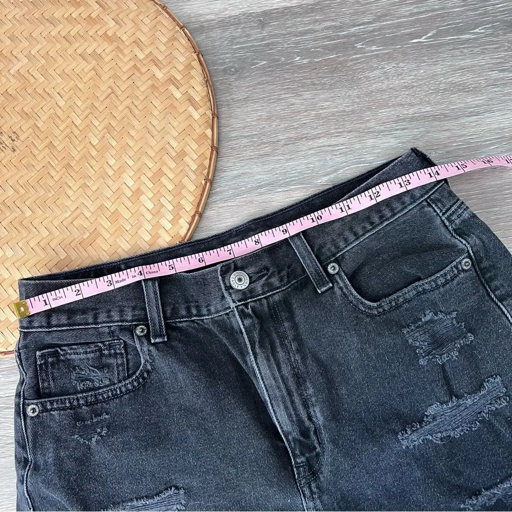 American eagle black mom shorts high rise‎ - Image 4