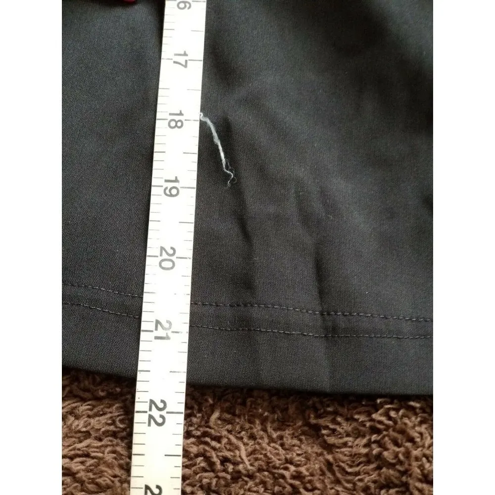 Apostrophe Top Black Boat Neck Short Studded Sleeve Bands Women's Size S/C - Image 4