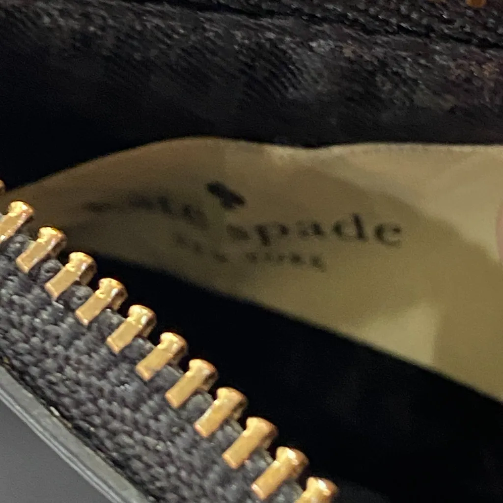 Kate Spade Braylon Patterson Drive Black Pebbled Leather Wallet - Image 3