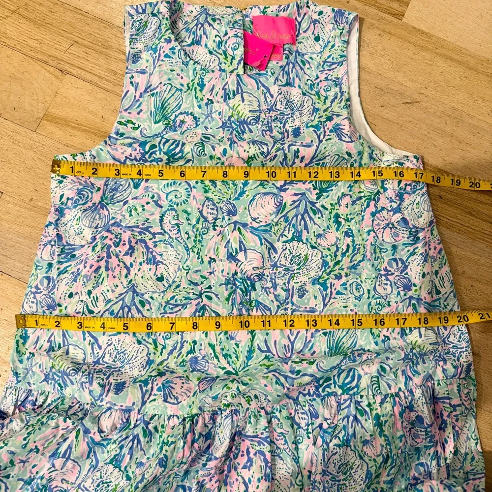 Lilly Pulitzer 100% cotton Surf Blue Soleil It on Me mini dress NEW - Image 6