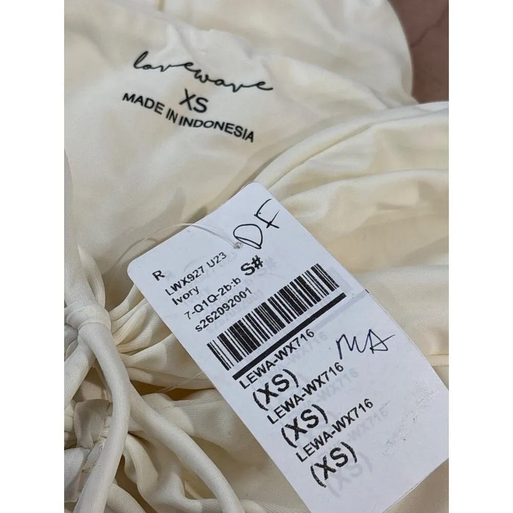 lovewave the Nadine One Piece in Ivory XSmall New Womens Swimsuit - Image 6