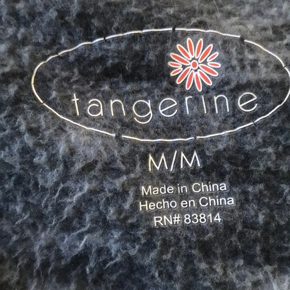 Tangerine Fleece Lined Pullover Hooded Gray Sweatshirt Women's Size Medium - Image 7