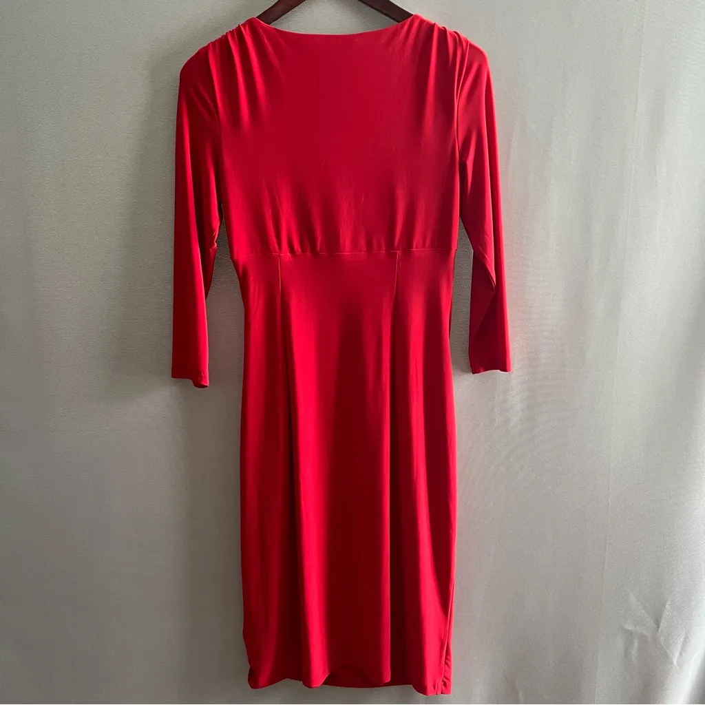 Ralph Lauren Red Long Sleeve Dress - Image 2