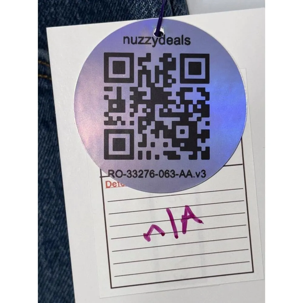 Abercrombie & Fitch Curve Love 90s Straight Ultra High Rise Blue Jeans Size 26 2 - Image 6