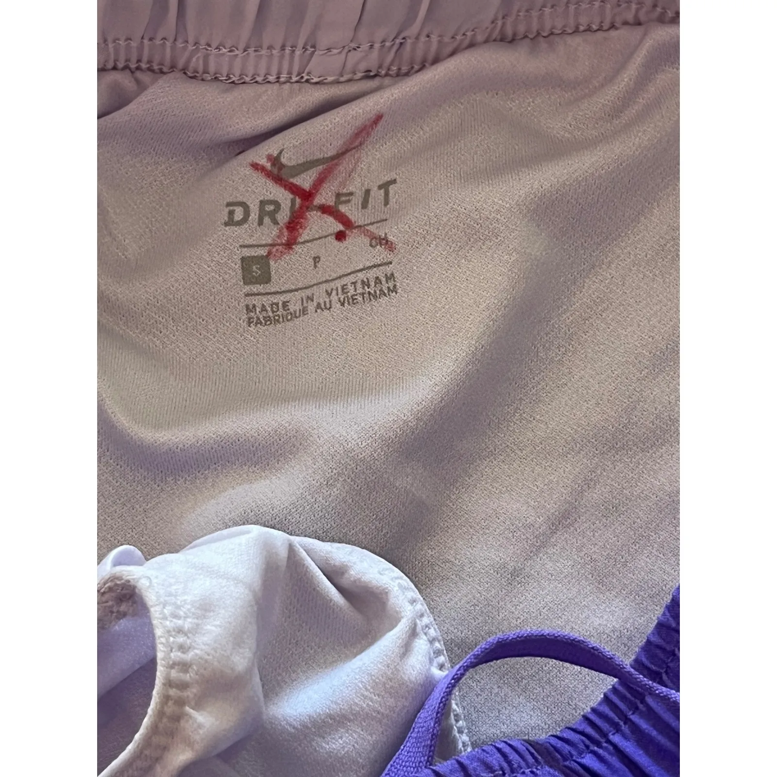 Women's‎ purple Nike athletic shorts small - Image 2