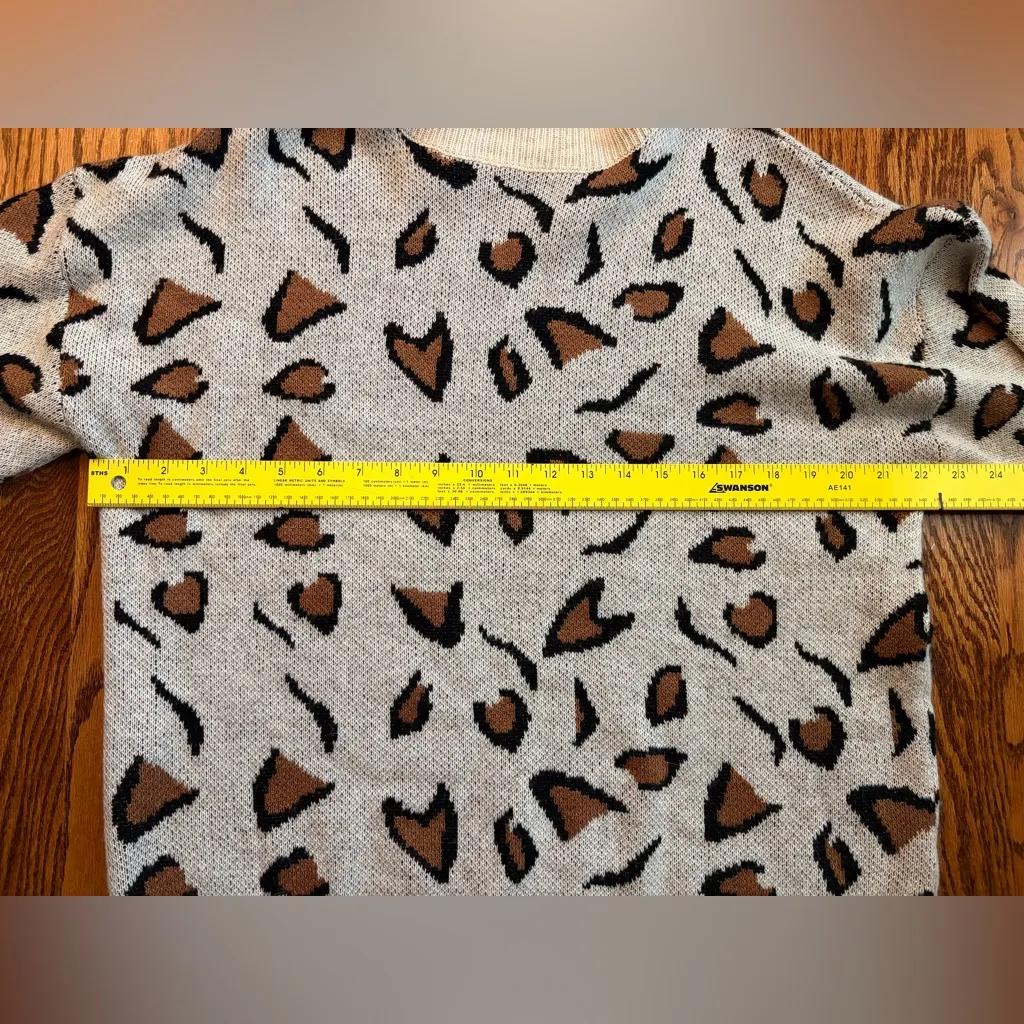 Tularosa Jungle Sweater – Leopard Print Large NWOT From Revolve - Image 8