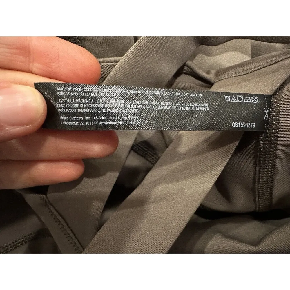 Free People Movement My High One Charcoal Brown One Piece Jumpsuit Small S NWOT - Image 7