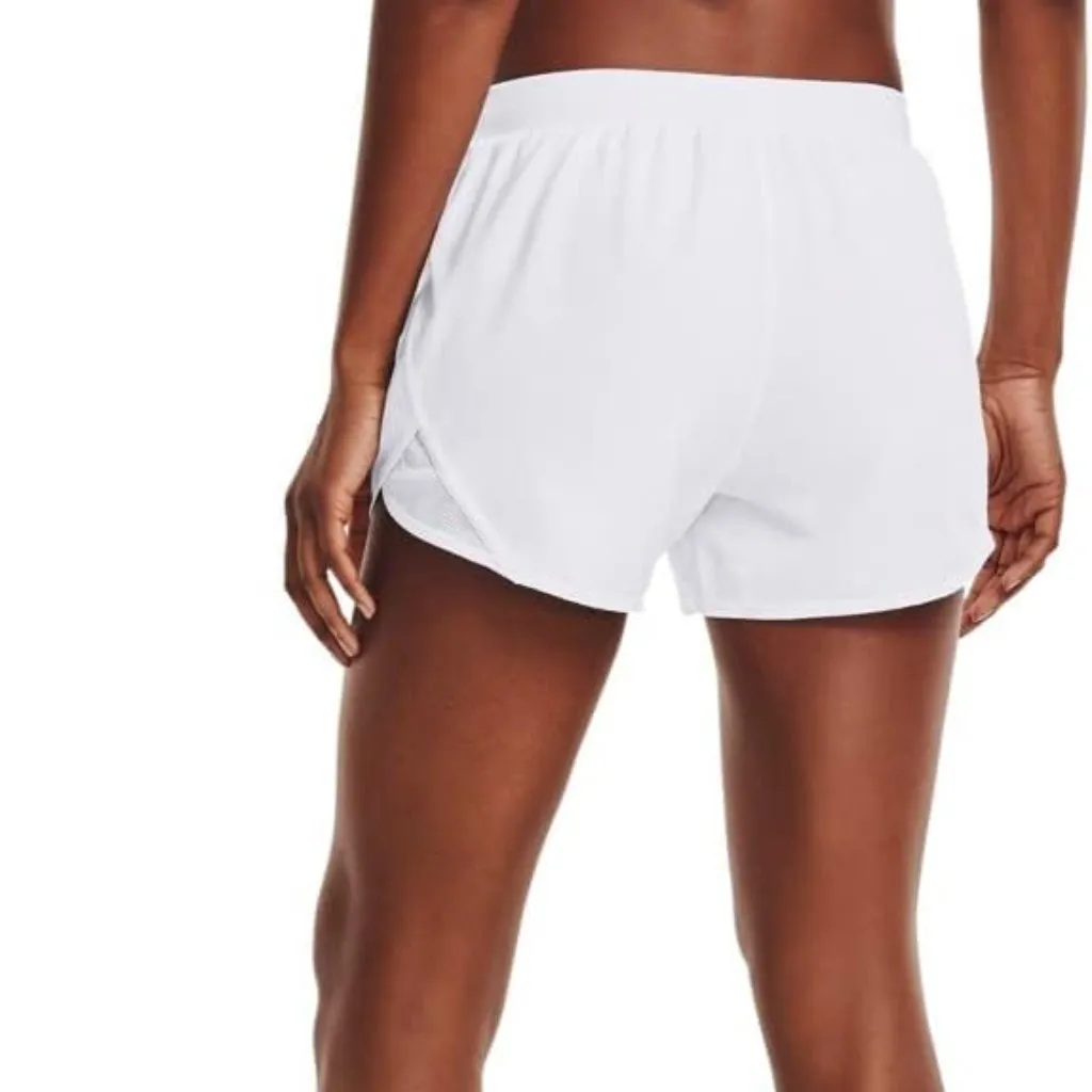 🔥UNDER ARMOUR WOMEN'S ACTIVE RUNNING SHORTS STYLE #1004649-115 LARGE $39.99 - Image 2