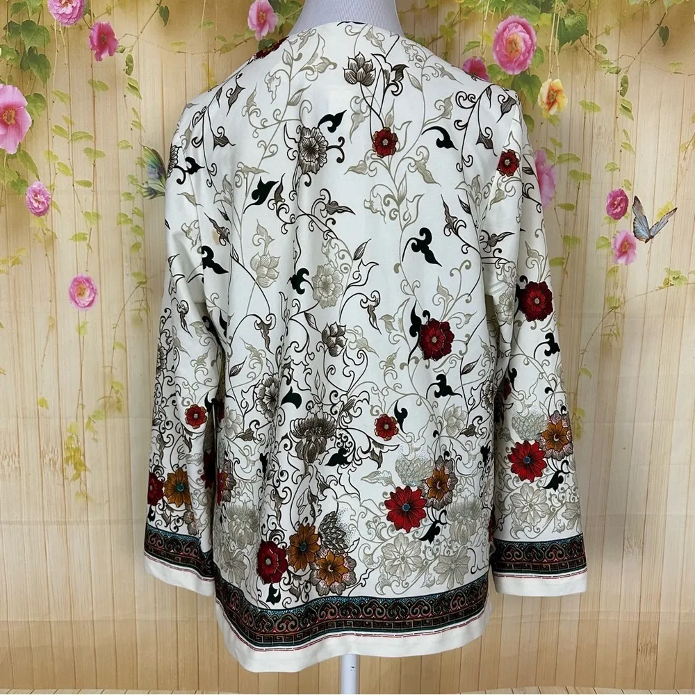 VINTAGE Patty’s of Texas Floral Top White Size undefined - Image 2