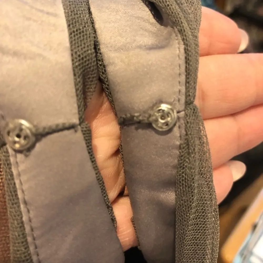 ANTHRO BHLDN HITHERTO GREY MAXI TULLE SLEEVELESS DEEP V NECK PLUNGE GOWN 0 - Image 11