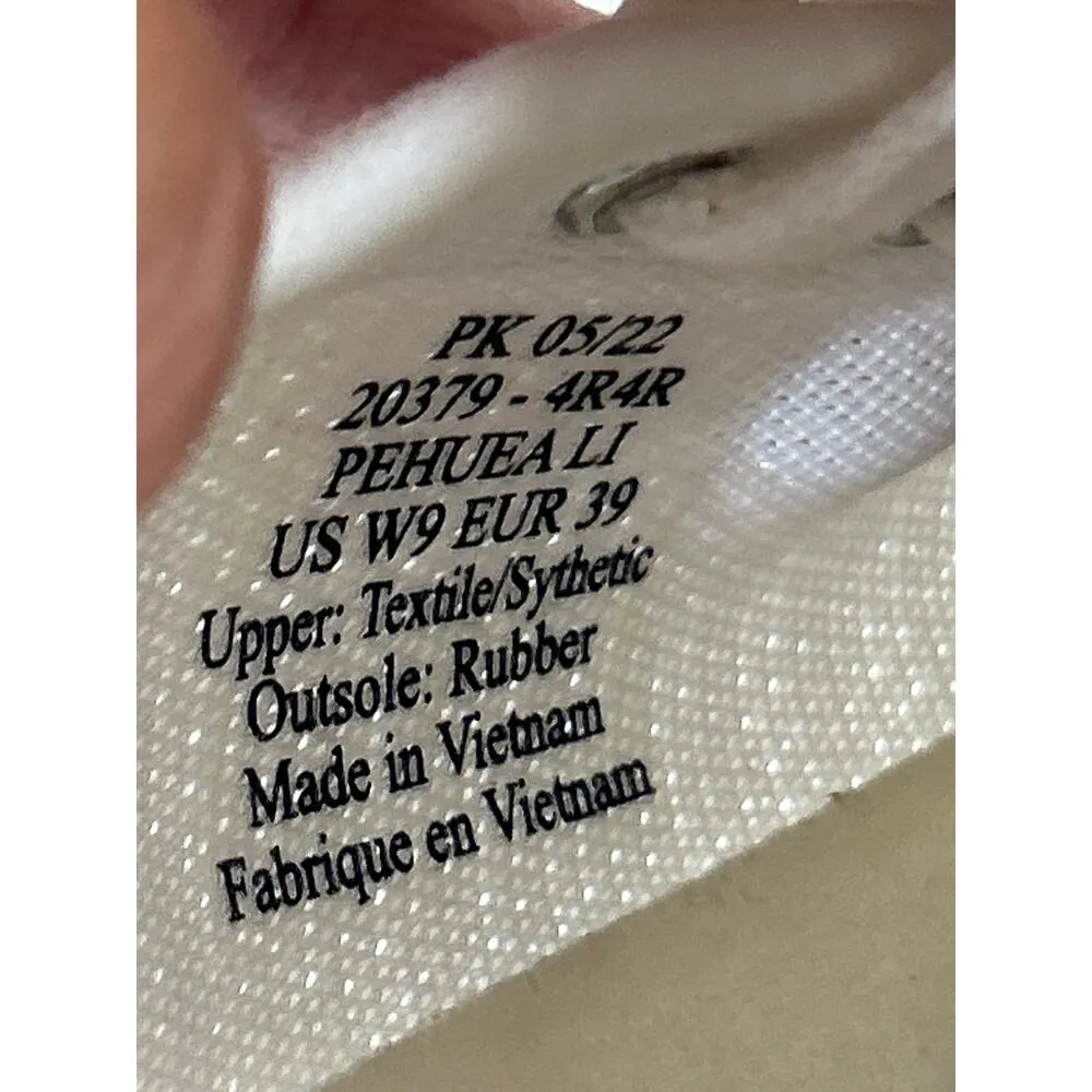 OluKai Sneakers W9 White Pehuea Li Lace Up Mesh Low Top Casual Comfort Size 9 - Image 10