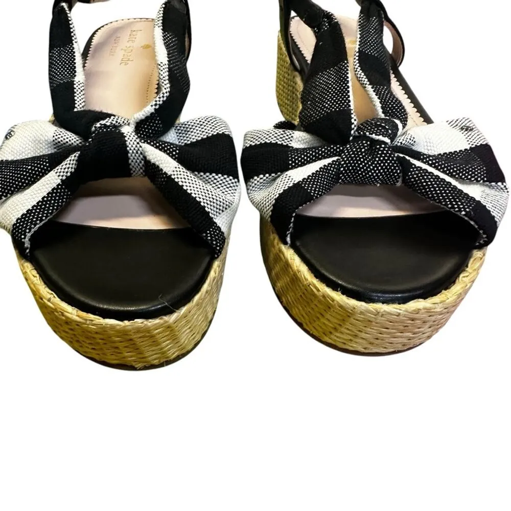 Kate Spade  Betsy Platform Bow Sandals Size 8 - Image 7