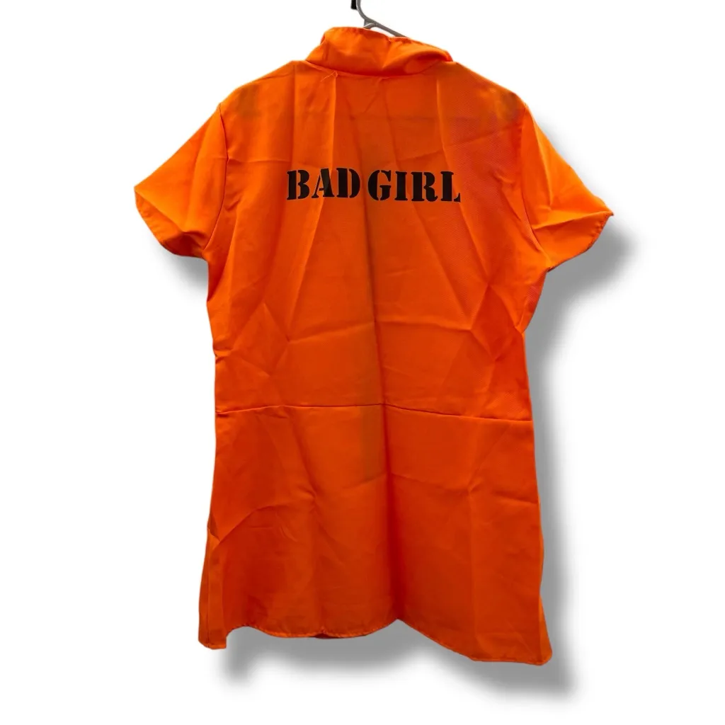 Intimate Inmate Costume Women's Size‎ XL Orange Prison Dress Halloween - Image 3