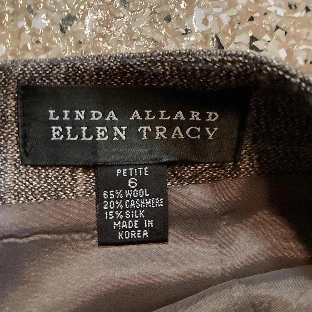 Linda Allard Ellen Tracy patterned pencil skirt - Image 3