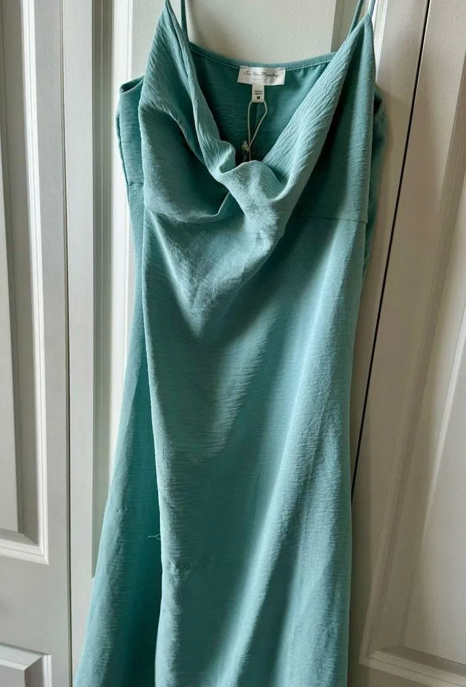 See you Monday turquoise long dress Size: M - Image 5