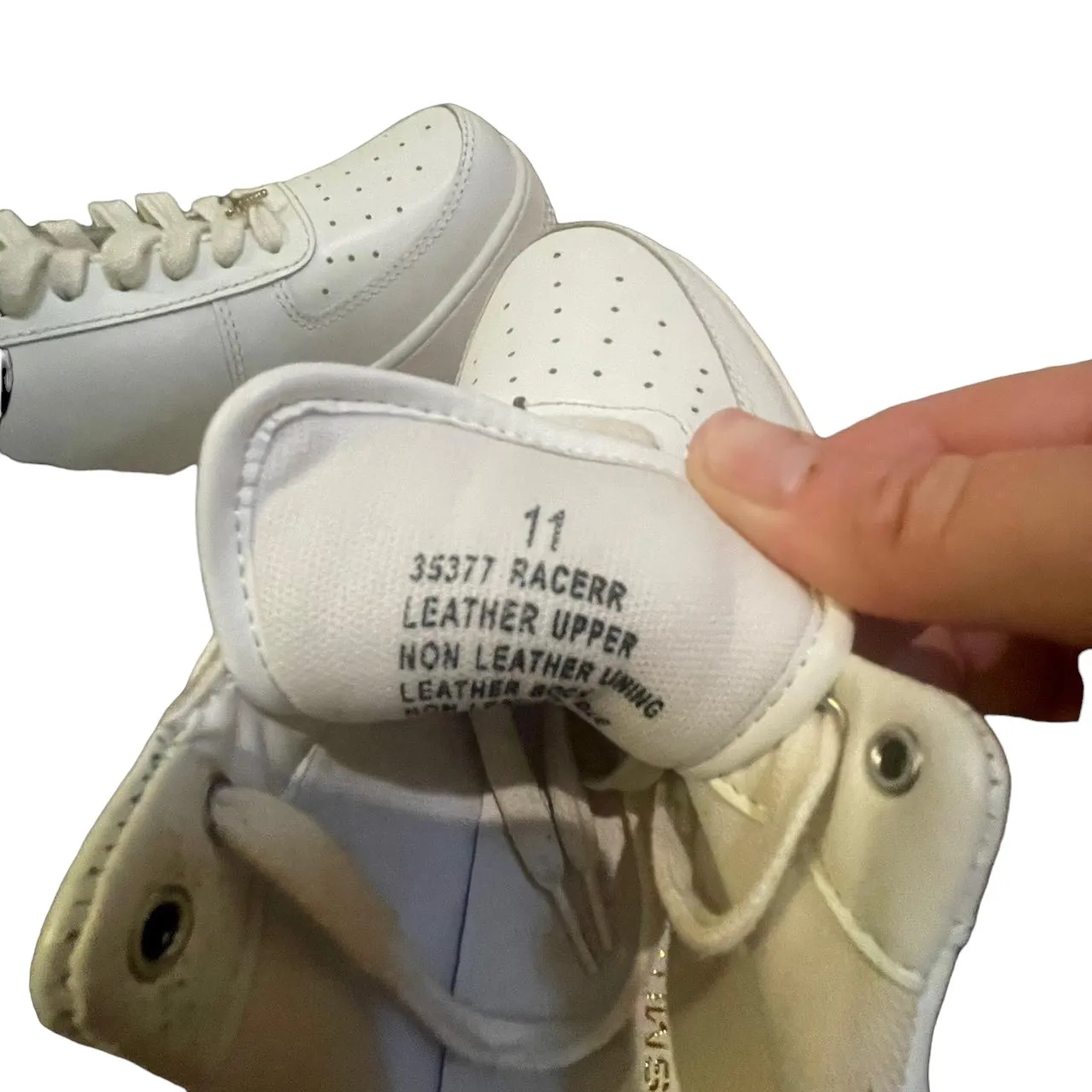 White Windsor Smith Racerr Sneakers - Image 5