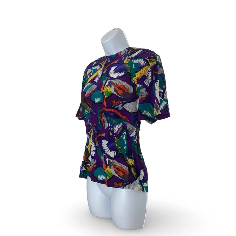 Vintage Josephine Chaus Silk Blouse - Image 2