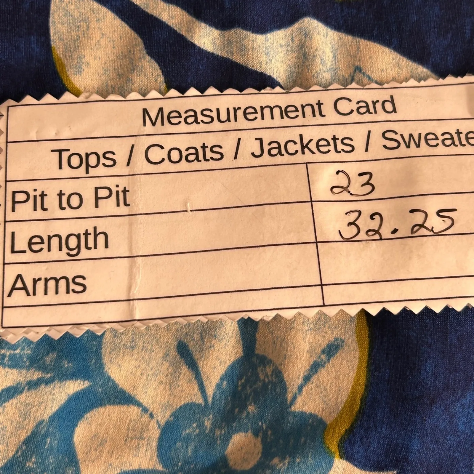 Susan Graver Floral Cardigan Blue Large - Image 7