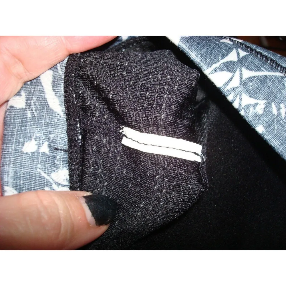 NWT Womens Black Blue M Pilates PrAna Yoga Strappy White Top Bra New Riestling - Image 10