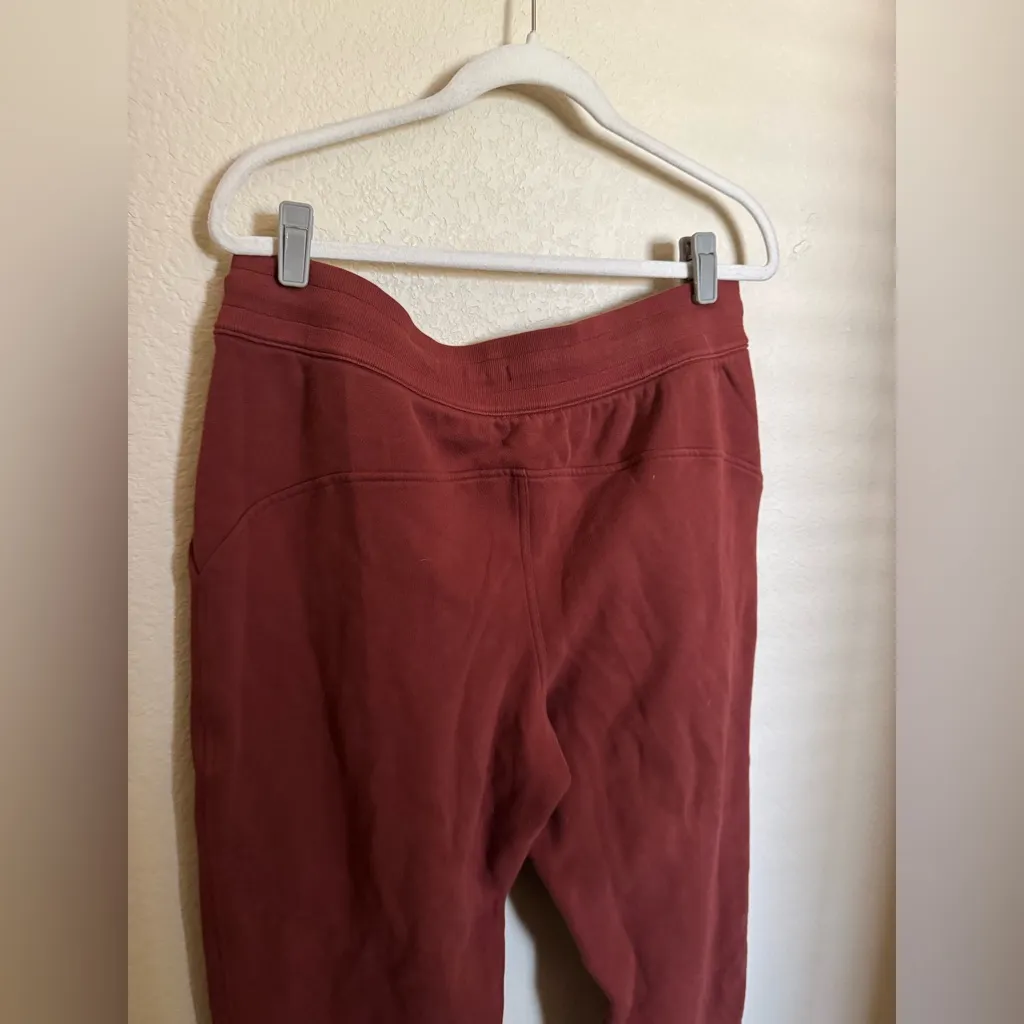 Lululemon Scuba High-Rise Jogger Pants Sz‎ 12 in Smokey Red - Image 6
