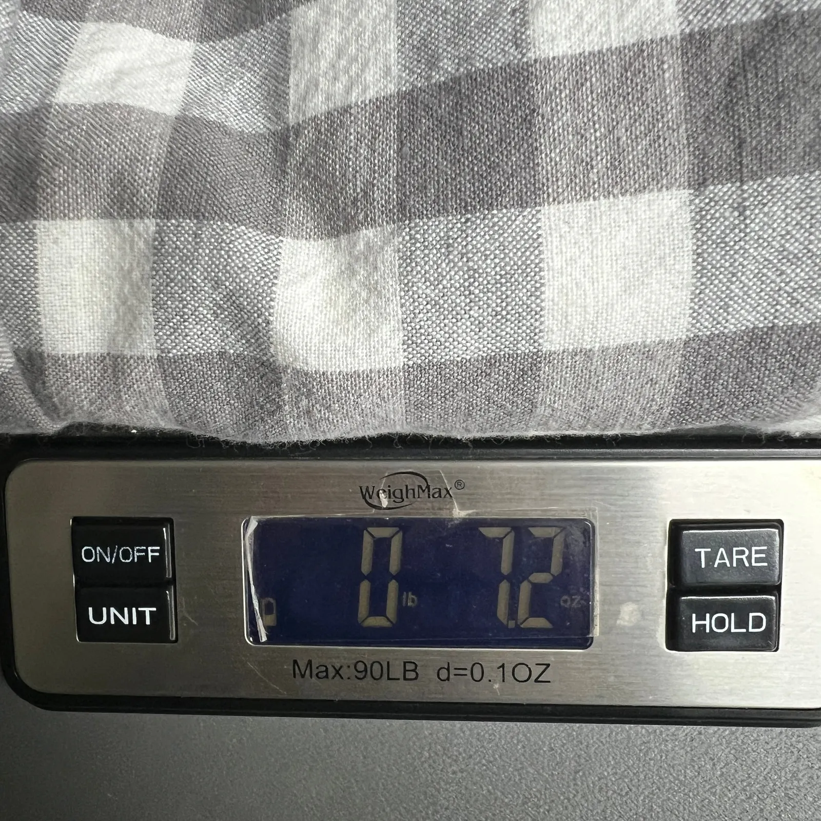 MNG Check Print Mini Dress Womens Small Linen Cotton Beachy Coquette Coastal Gray - Image 14