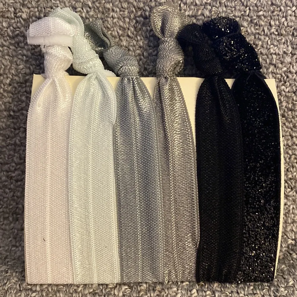 Hair Tie Set #105 Black - Image 2